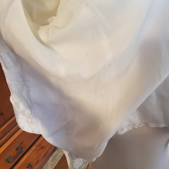 Vintage Betsey Johnson Embroidered Floral bridal Jacket Small white blazer - Picture 9 of 16